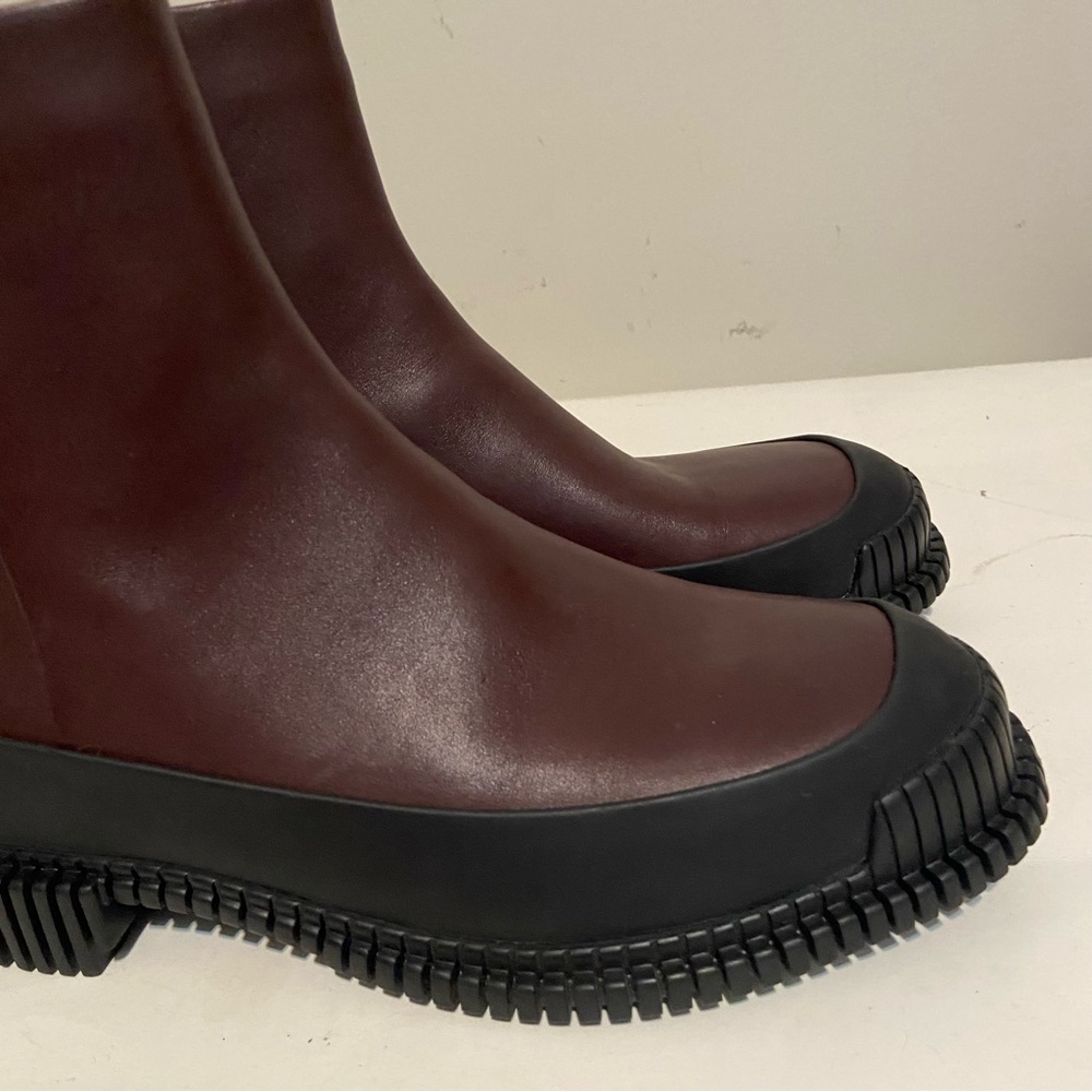 Camper Boots Womens Size 37 Pix Chelsea Brown/Red Zip Lightweight Shoes - Picture 4 of 12